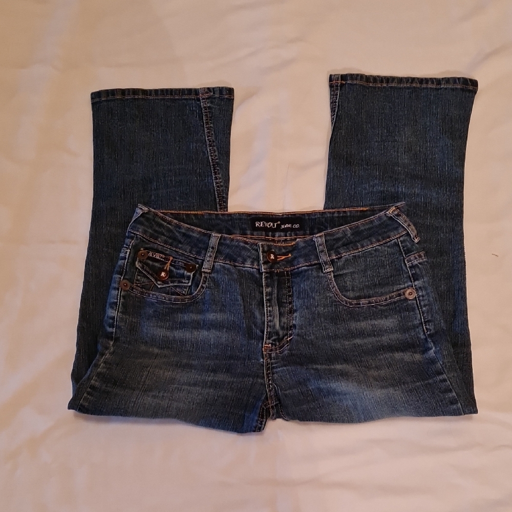 Revolt Jeans Blue Denim 30x21 Approx